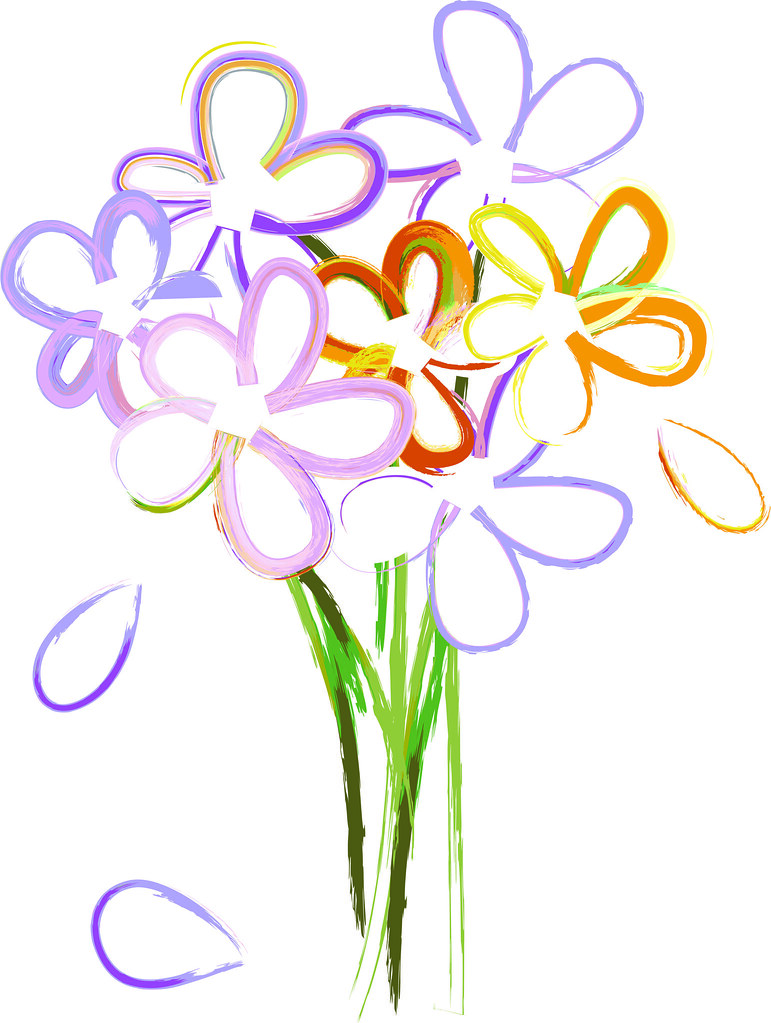 free spring flower bouquet clipart - photo #4