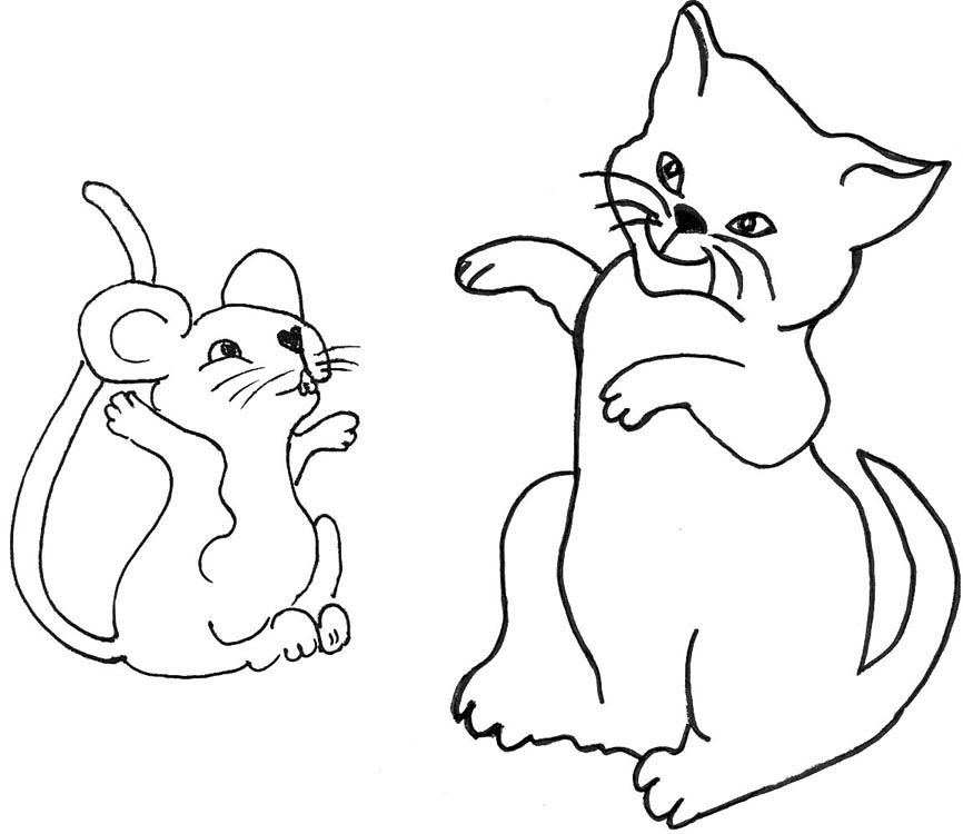 free cat and mouse clipart - photo #35