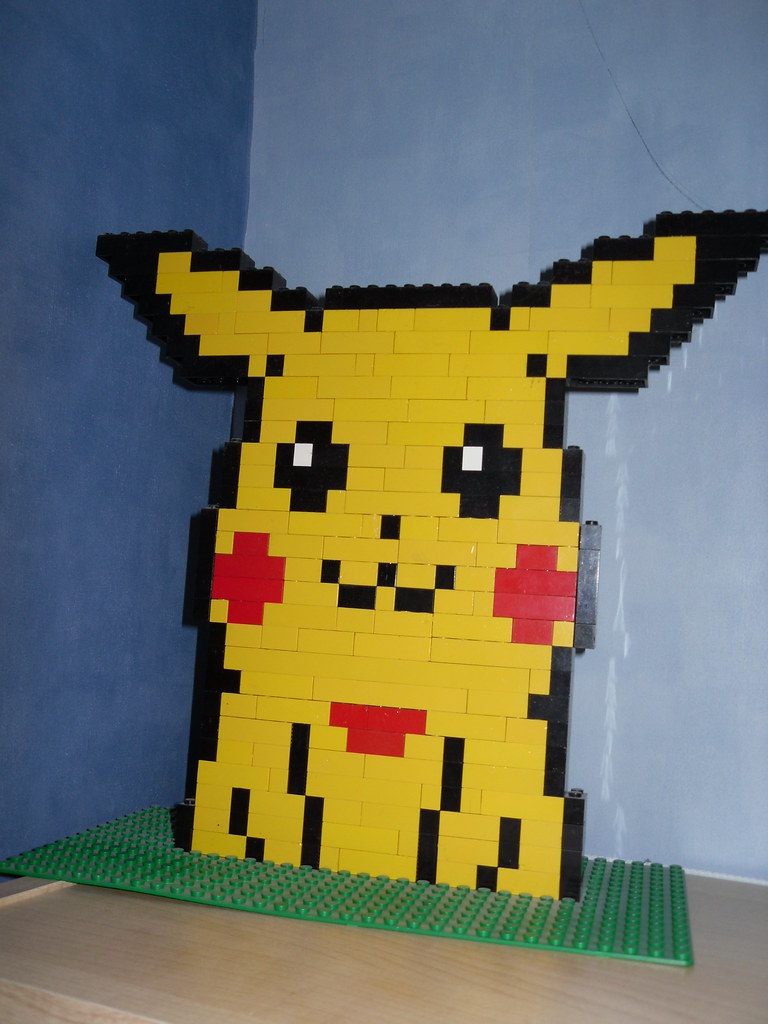 pikachu lego directions