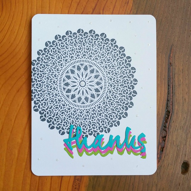 Hero Arts Starburst Lace Thanks Card | shirley shirley bo birley Blog