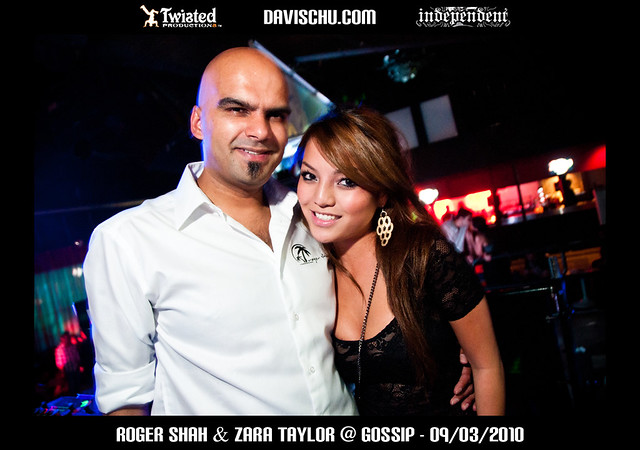 Roger Shah  Zara Taylor @ Gossip, Vancouver BC - 09032010 ...