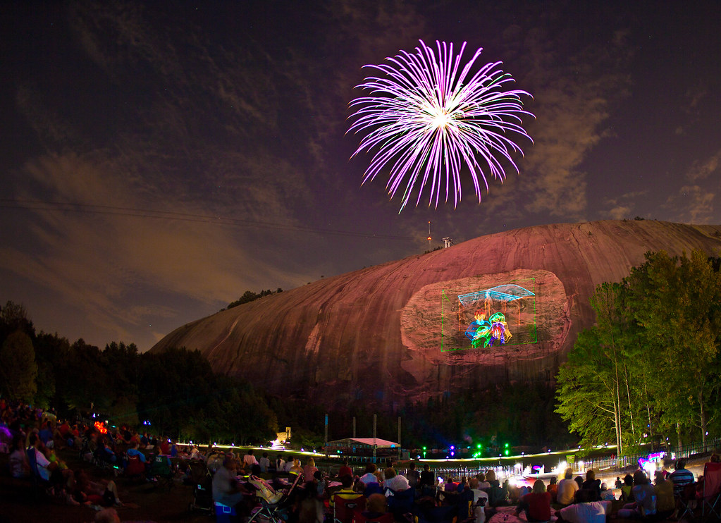 Stone Mountain Light Show 2024 - Nonna Annalise