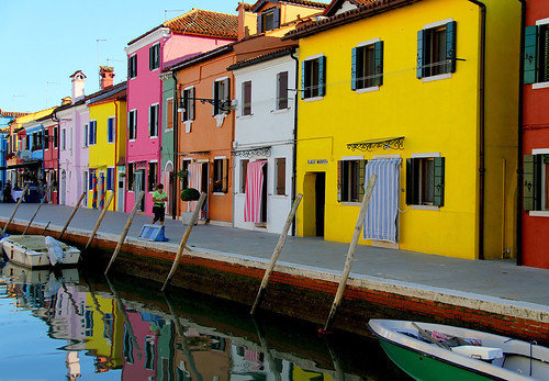 The colors of Burano Island