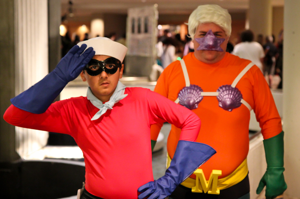Mermaid Man and Barnacle Boy | Just got home. Had to publish… | Flickr