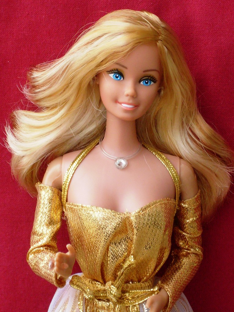 golden dream barbie fashion doll case