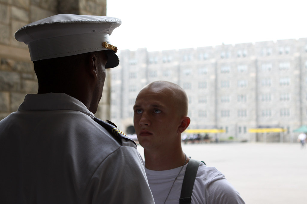 R-Day 2010 | A new cadet listens intently to the 'Cadet in t… | Flickr