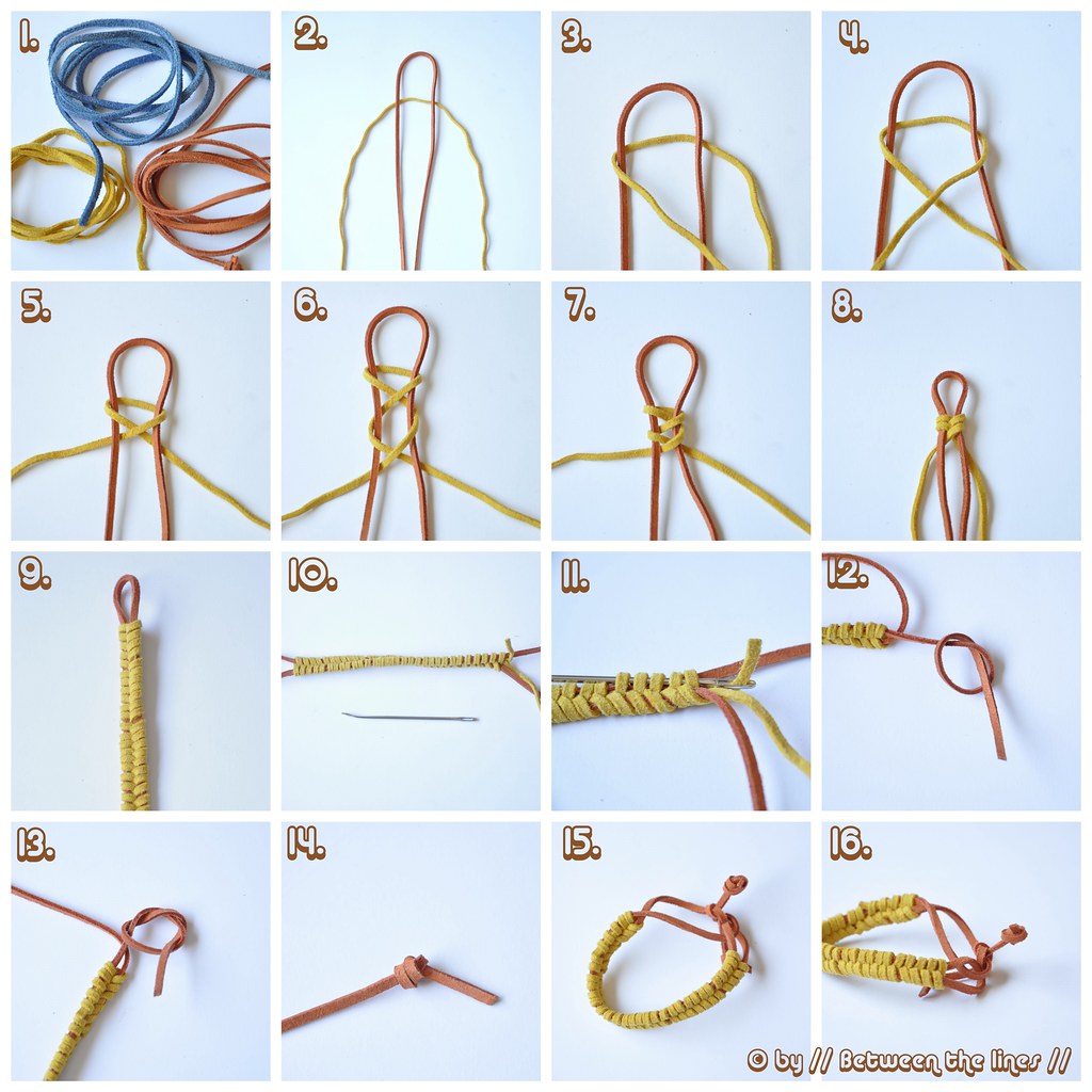 Easy braided bracelets | tutorial | // Between the Lines // | Flickr