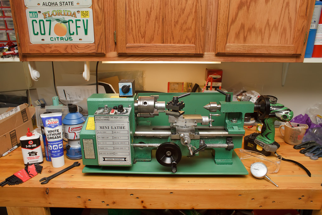Central Machinery 7X10 Mini-Lathe | Captured with a Canon ...