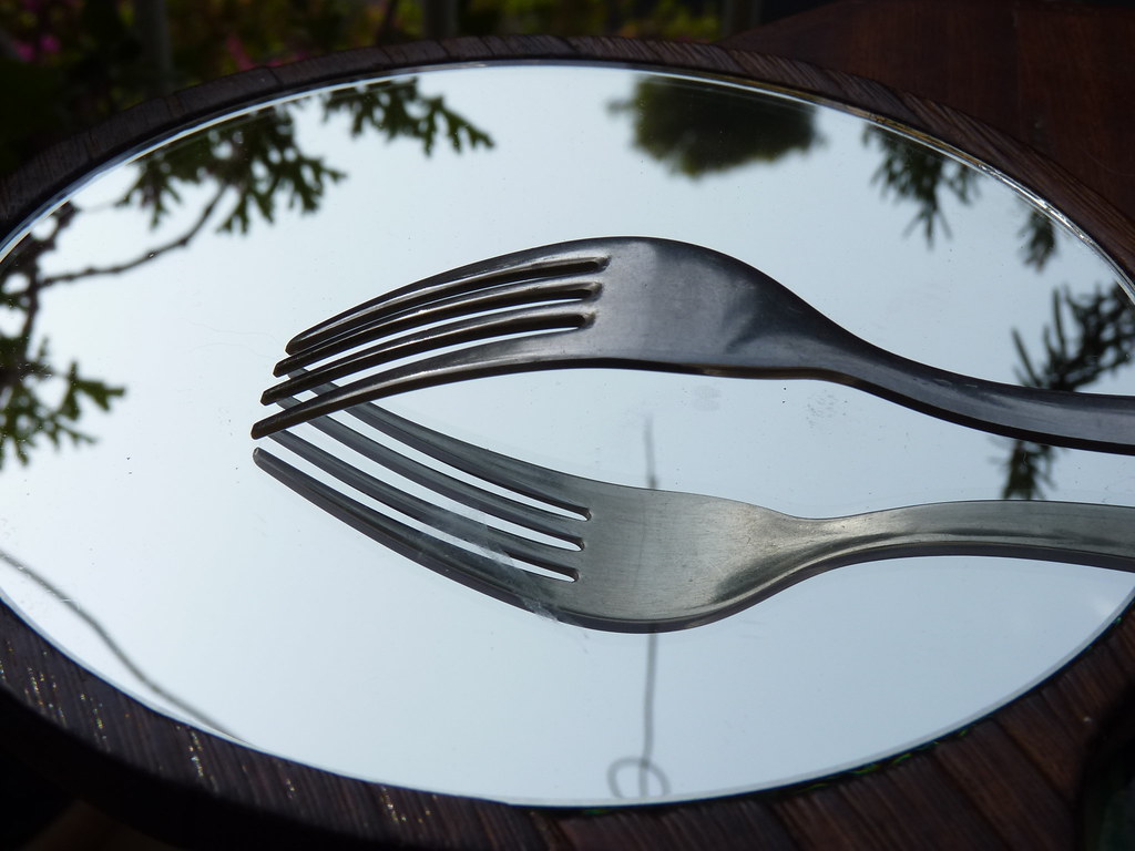 Fork Mirror Reflection | Published on: www.flickr.com/photos… | Flickr