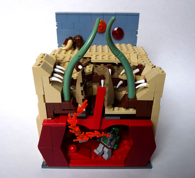 lego boba fett escapes sarlacc pit