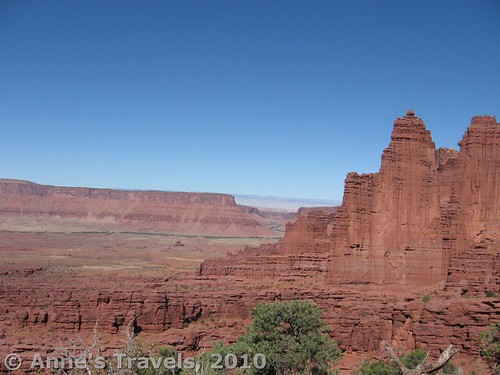 Views from Fisher Towers outside of Moab, Utah