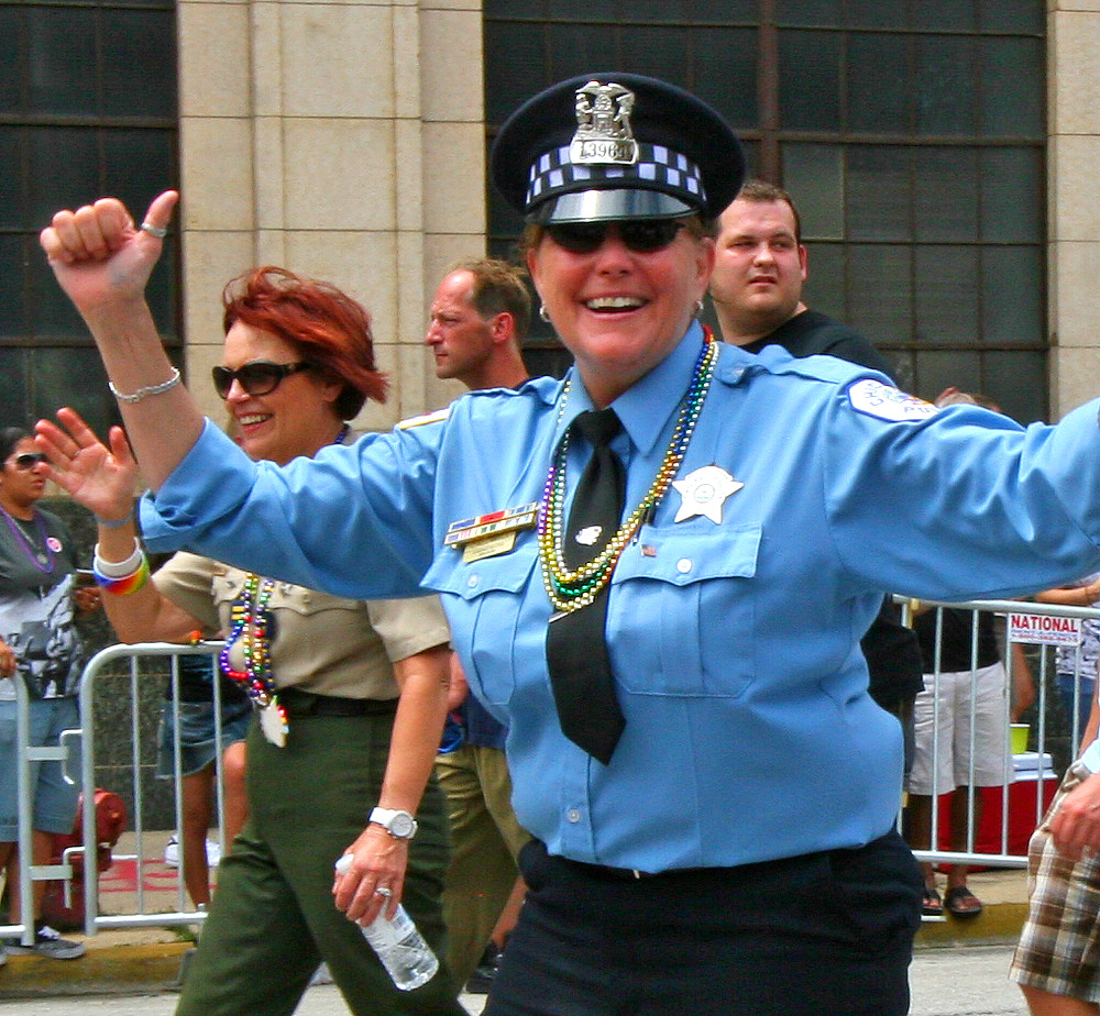 Chicago Policewoman in the Pride Parade | A woman in police … | Flickr