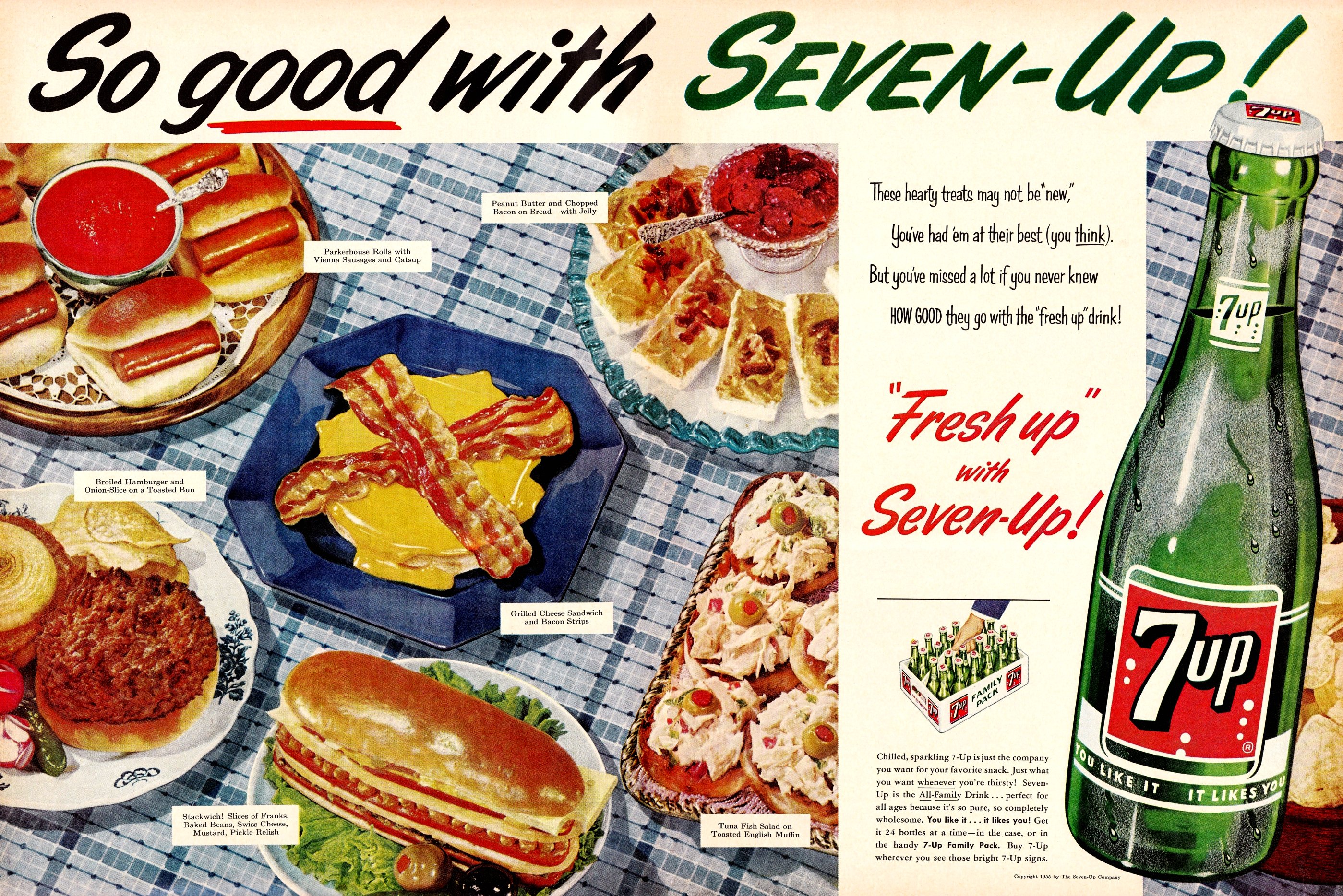 The Seven-Up Company - published in Life - February 7, 1955