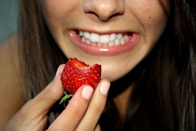 Strawberry teeth