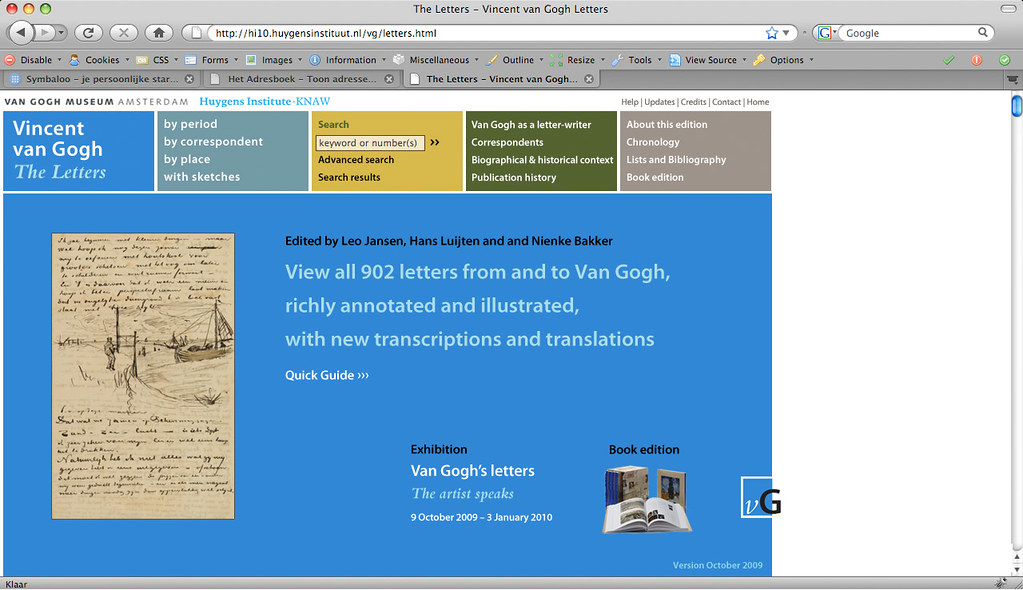 The Letters Project –  Vincent van Gogh’s Letters, Amsterdam THE NETHERLANDS (Grand Prix)