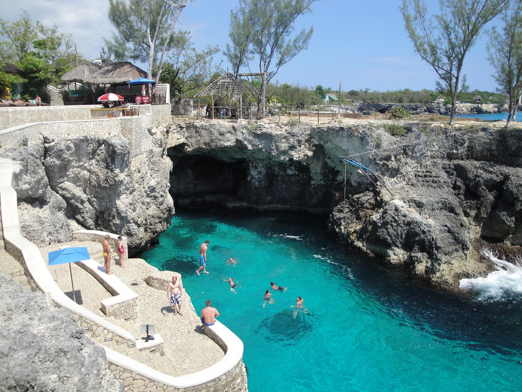 Cliff jumping at Rick's Cafe in Jamaica was a blast! 