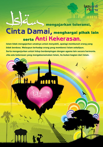 75. Desain Poster Islam Cinta Damai_resize  Lazuardi 