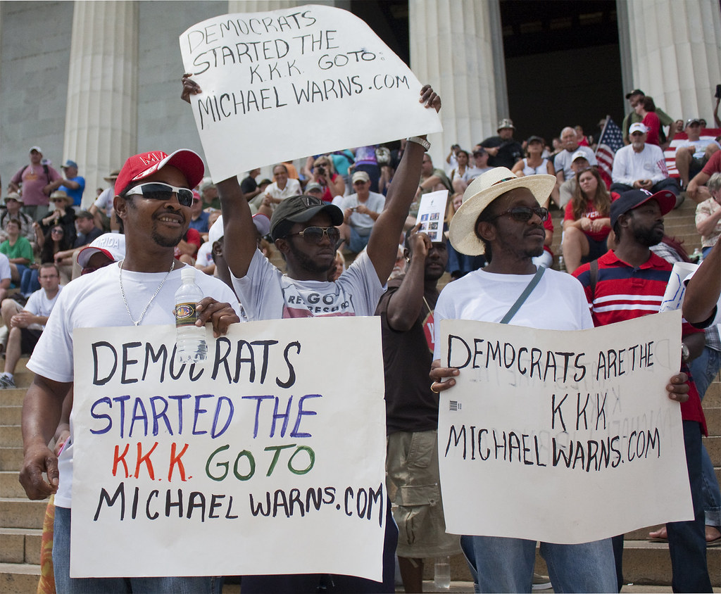 Democrats started the KKK | Restoring Honor rally Washington… | Flickr