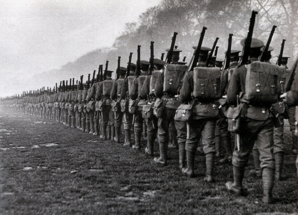 WW1 | British soldiers marching to Somme. | Anders | Flickr