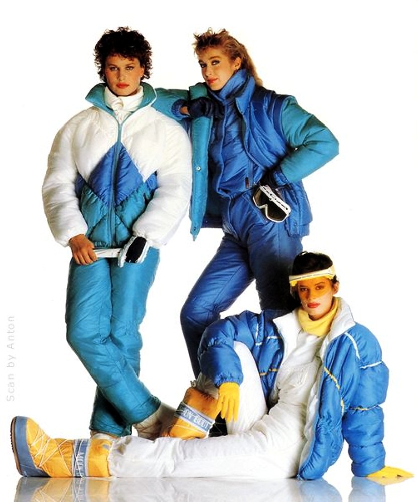 80s Trio posing | From an 80s Claudia Straeter collection | onesieworld ...