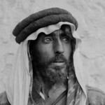 (animated stereo) Bedouin Portrait, early 20th century