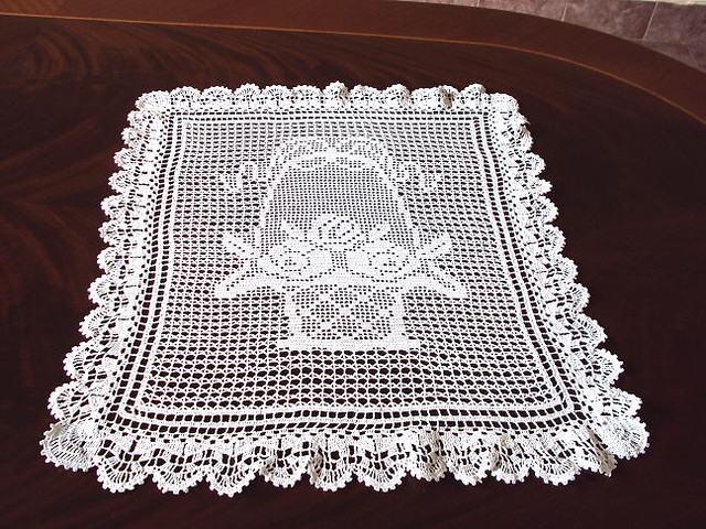 Carpeta rectangular crochet - Imagui
