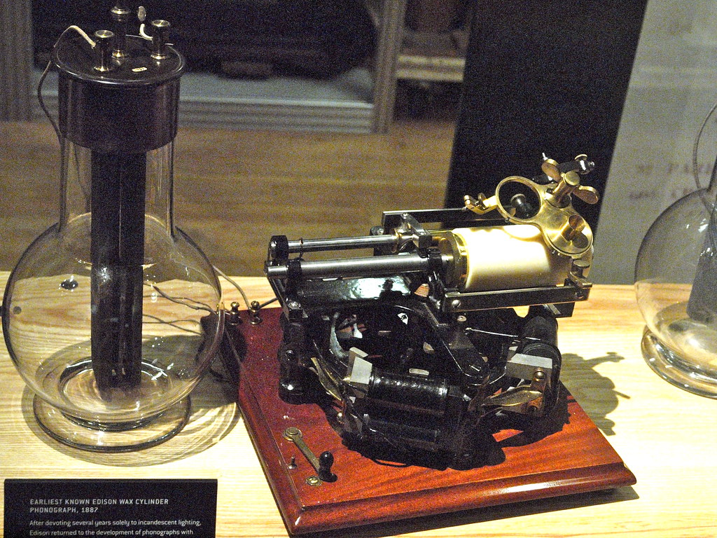 Earliest known Edison wax cylinder phonograph, 1887, Ediso… | Flickr