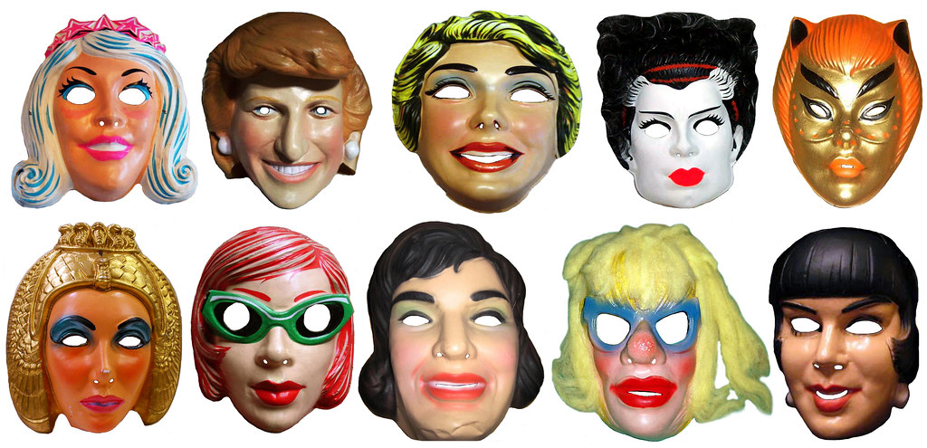 Halloween Women Masks 0131 | Halloween Women Masks Vintage -… | Flickr