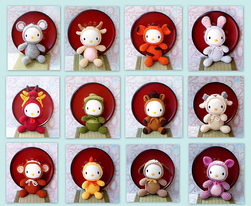 Zodiac Amigurumi patterns-Kitty version | Zodiac Amigurumi p… | Flickr