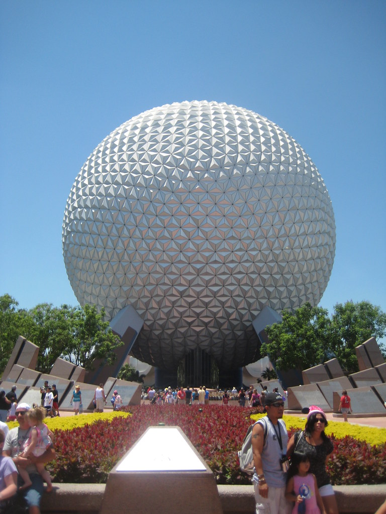 Epcot Ball | The Epcot Ball at the Epcot Center, with the ga… | Flickr