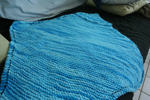 Bright Cerulean Hooded Baby Wrap