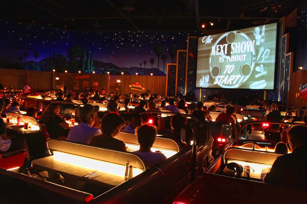 Sci-Fi Dine-In Theater | Inspired by 1950's drive-ins, this … | Flickr
