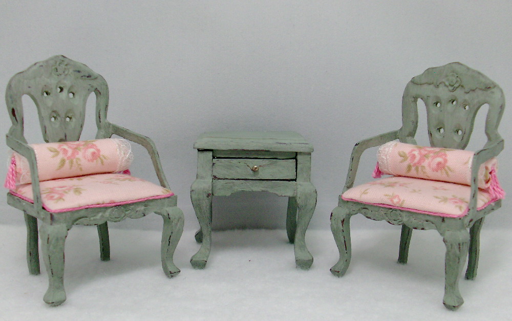 shabby chic dollhouse furniture living room