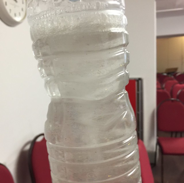 Tornado in a bottle activity from chapter 1 of Messy Church Does Science