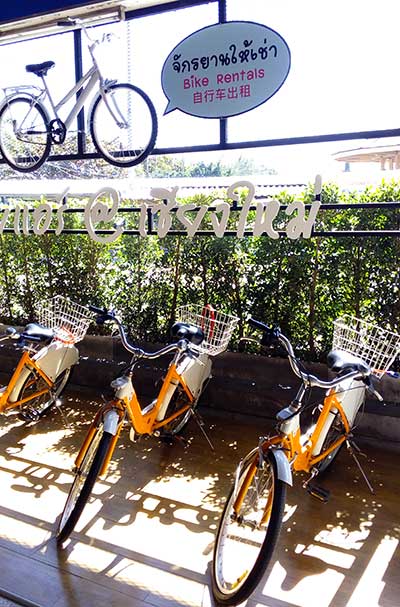 Bicycle Hire Station Chiang Mai Thailand