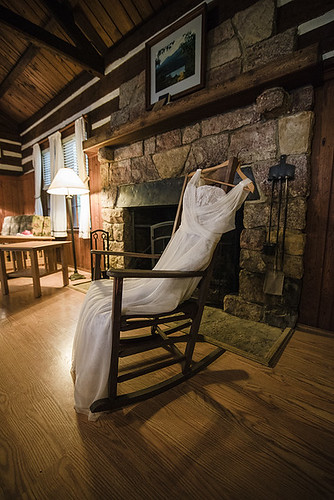 A lodge at Douthat State Park is a beautiful place to stay before the big event. Wedding Photography at Douthat State Park by Craig Spiering Photography.