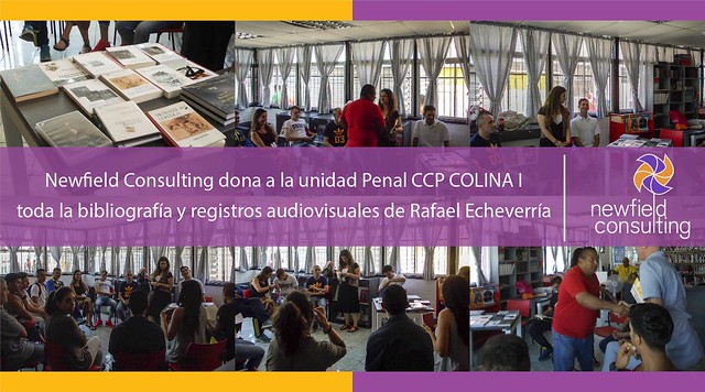 Centro Penal COLINA I recibe donación de libros y registros audiovisuales de Rafael Echeverría