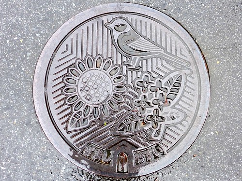 Zama Kanagawa, manhole cover 2 （神奈川県座間市のマンホール２）