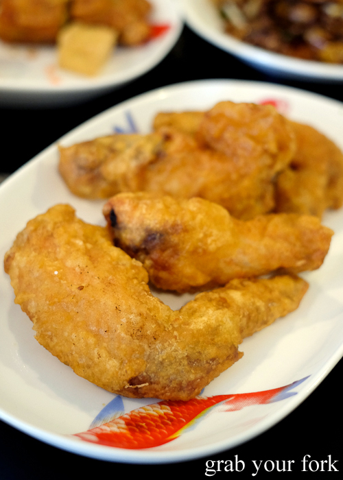 Spicy fried chicken wings from Penang Cuisine in Epping Sydney