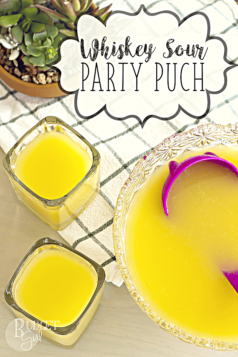 Whiskey Sour Party Punch