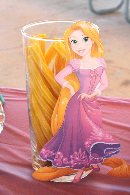 Rapunzel with yellow twizzler hair
