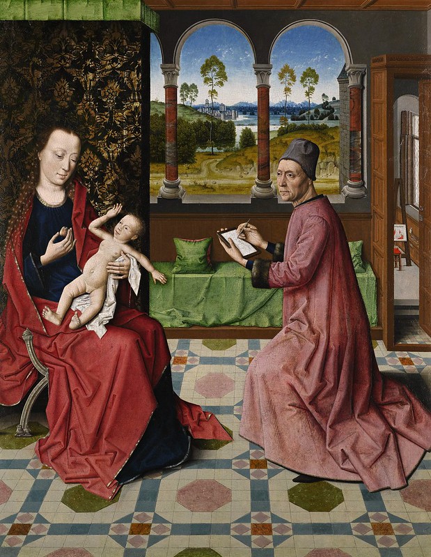 Dieric Bouts the Elder - St Luke Drawing the Virgin and Child (c.1440-1475)