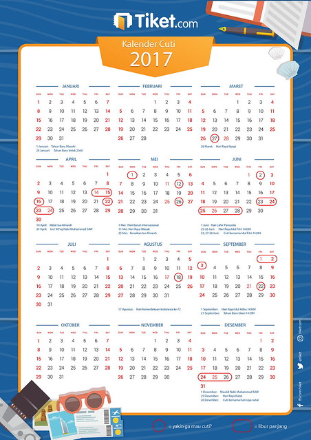 Kalender cuti 2017