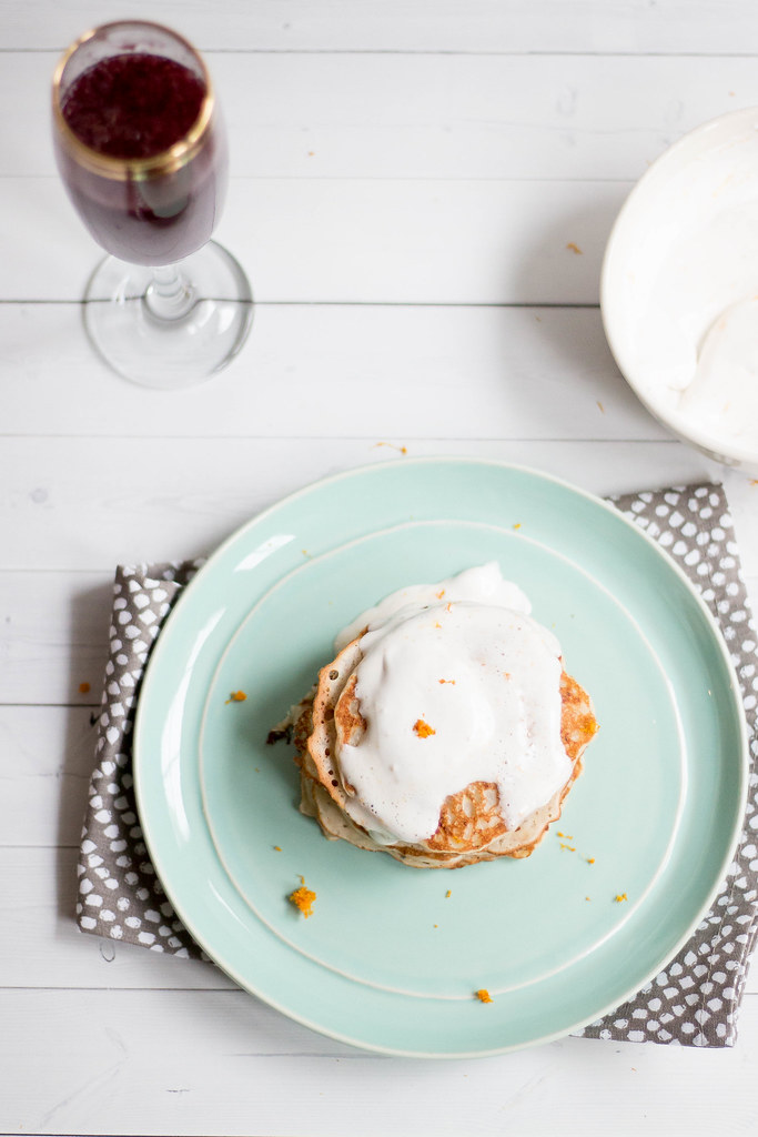Banana Pancakes // Brunch with Kitchen IQ + So Delicious