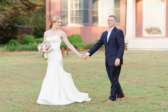 The day should be all about the bride and groom, let your love show - wedding at Chippokes State Park, Va - Photo courtesy of Lauren Simmons Photography