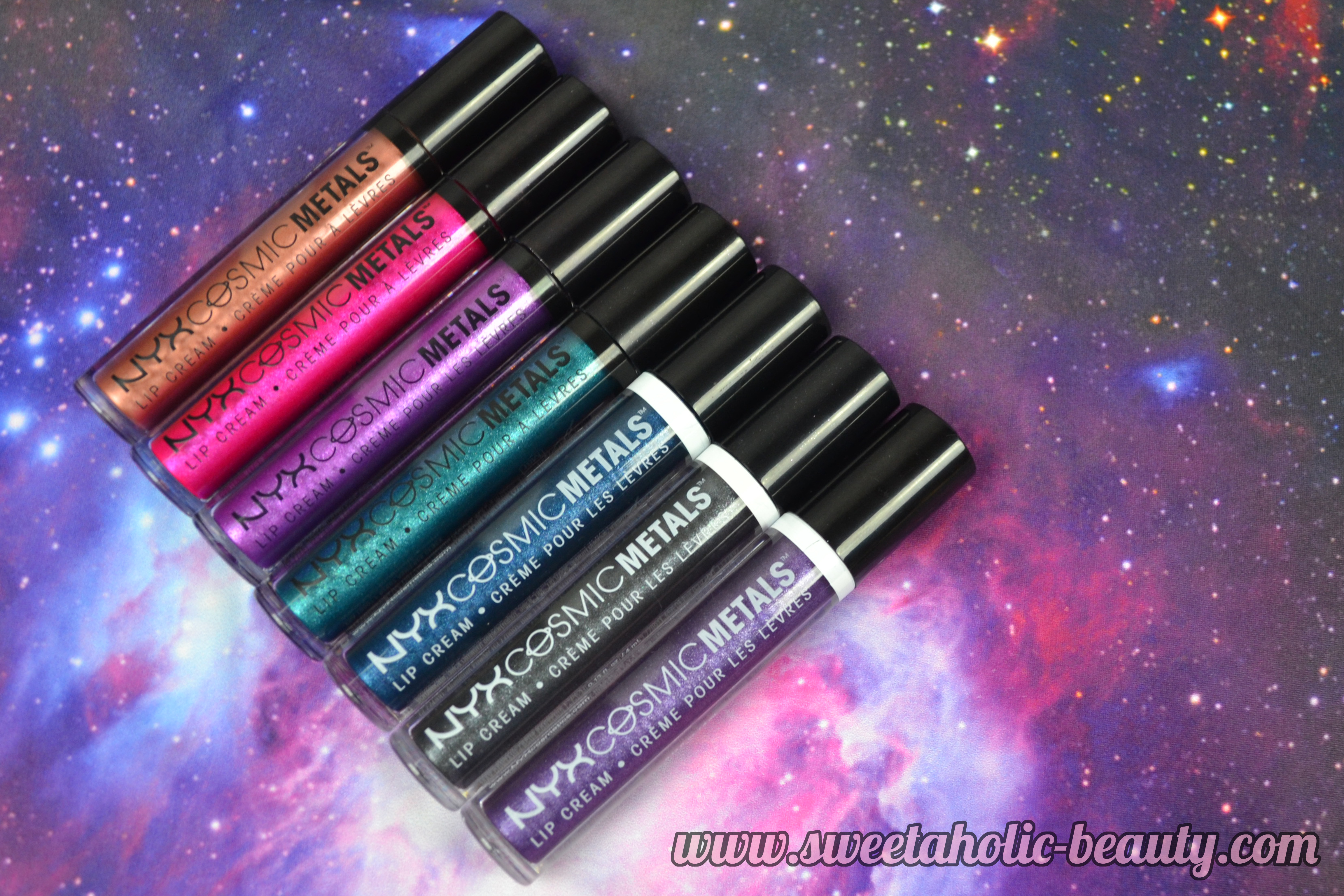 NYX Cosmetics Cosmic Metals Review & Swatches - Sweetaholic Beauty