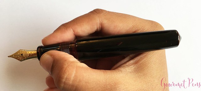 Review Nakaya Piccolo Cigar Kuro-Tamenuri Fountain Pen @Iguana_Sell 15