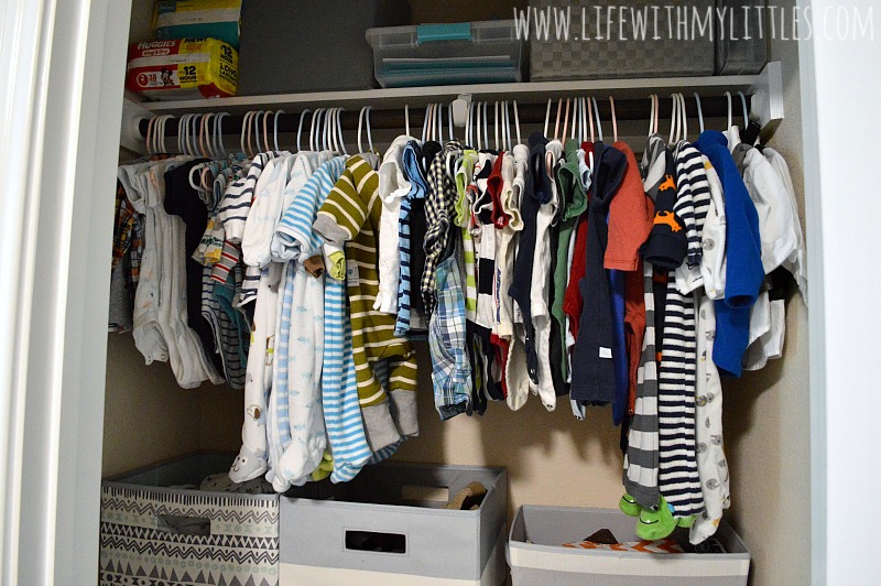 Need some tips for organizing baby's closet? Here are five that will make all the difference.
