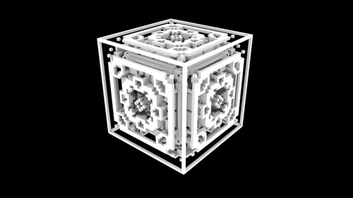 Mitsuba 3D Cellular Automata render