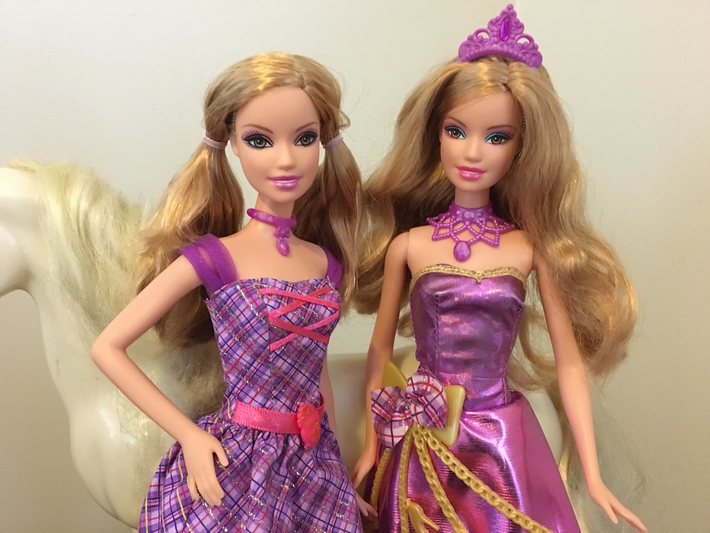 Princess Charm School Delancy Schoolgirl & Ballgown Dolls – Barbie